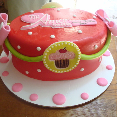 Mi Amor Sweets Logo Cake