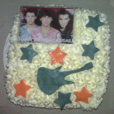 Jonas Brothers Birthday Cake