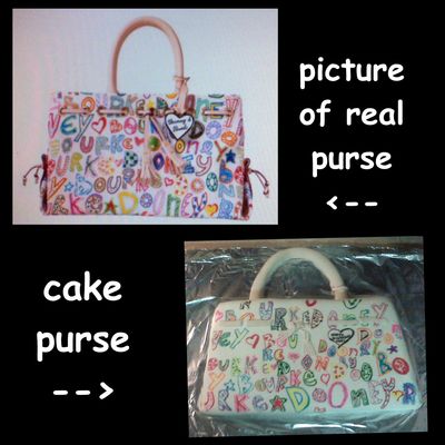 Purse Cake For My Dds Birthday