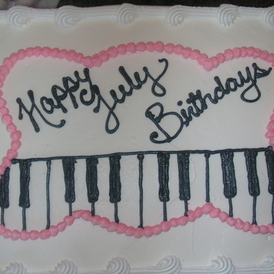 Piano Cake