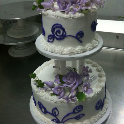 Simple Wedding Cake Take 2