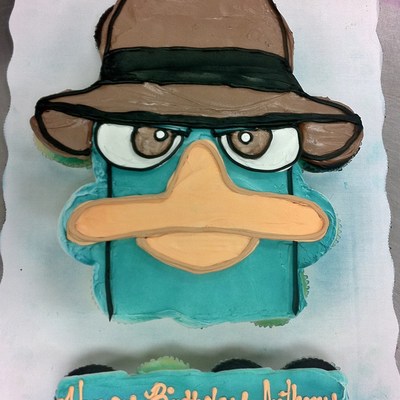 Phineas And Ferb, Agent P Cupcake Cake