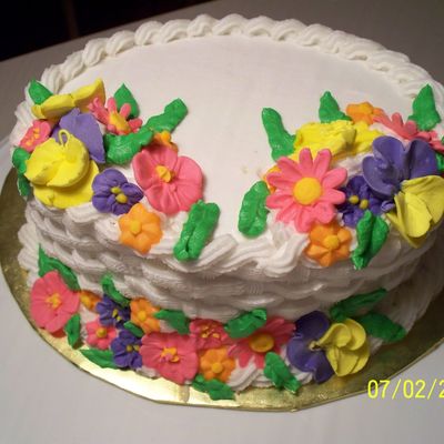 Wilton Cake Class 2 Basket Weave