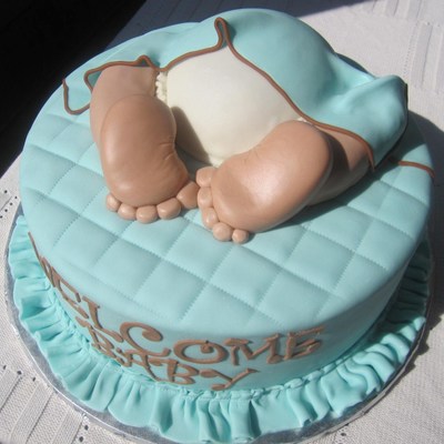 Baby Rump Shower Cake