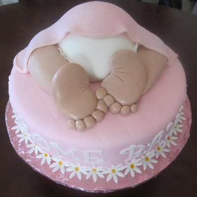 Baby Rump Shower Cake