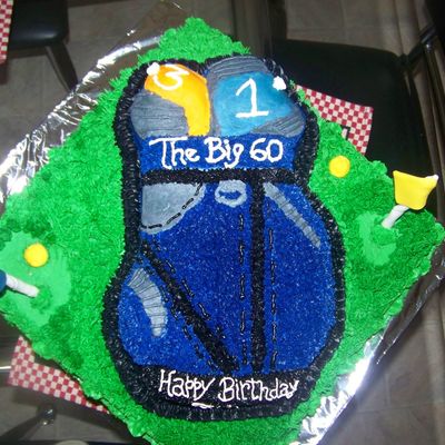 Golf Bag Cake