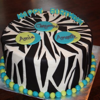 Zebra Stripe Birthday