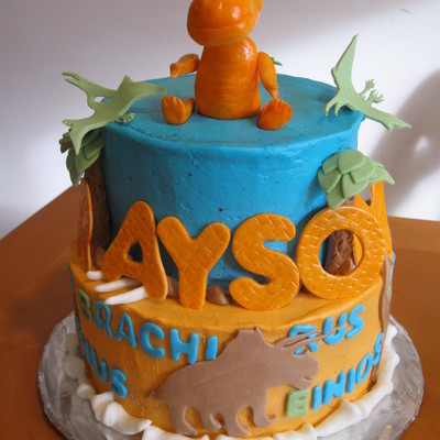 Dinosaur Birthday Cake