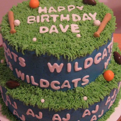 Wildcat Birthday Cake