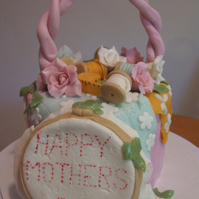 Mothers Day Quilt Basket