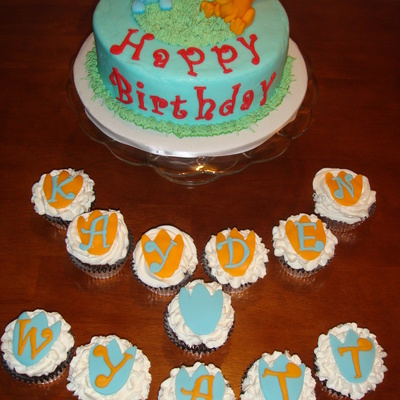 Dinosaur Children Cake