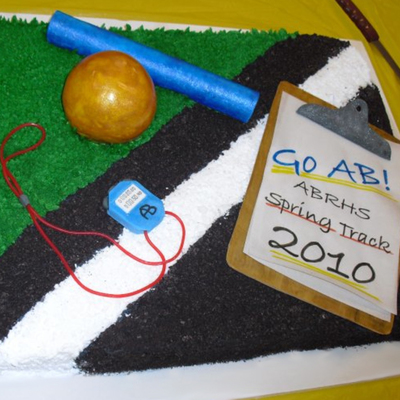 Track Banquet Cake