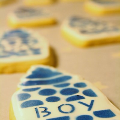 Boy Baby Shower Cookies