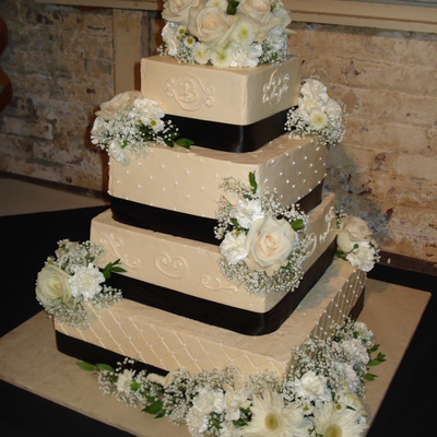 Ivory Wedding Cake