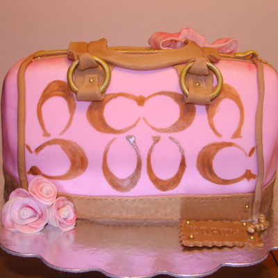 Coach Purse Cake