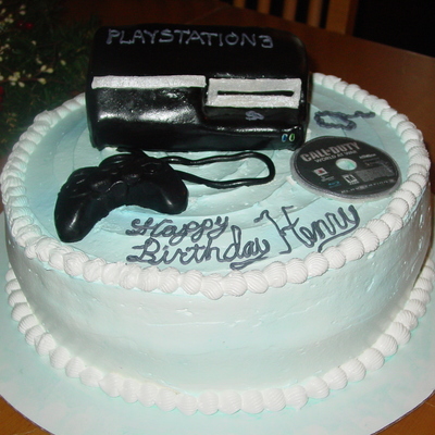 Playstation 3 Birthday Cake