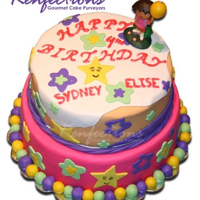 Dora The Explorer Cake