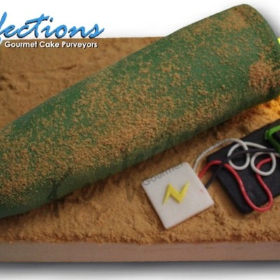 Hurt Locker Bomb Cake