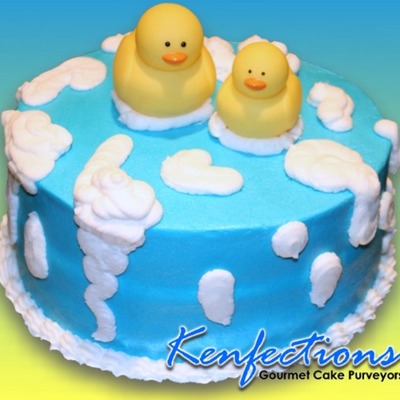 Rubber Ducks Shower Cake