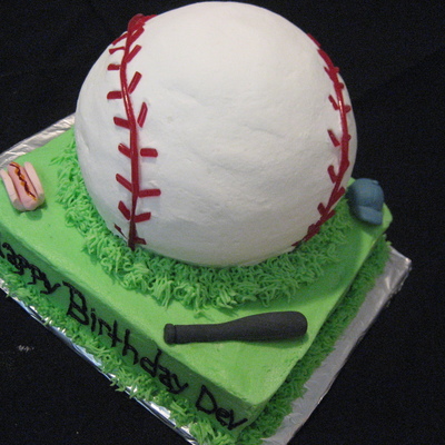 Baseball Birthday Cake