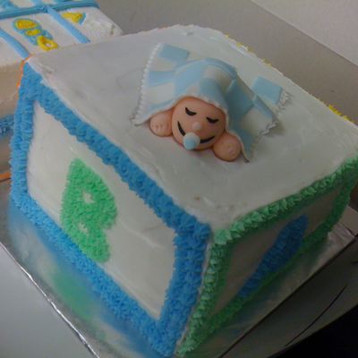 Baby Block Cake