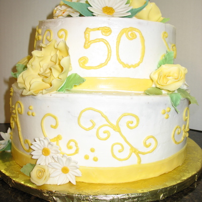 50Th Anniversary Cake