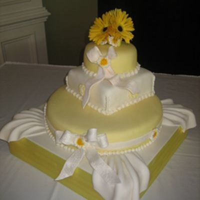 My First Paid Wedding Cake