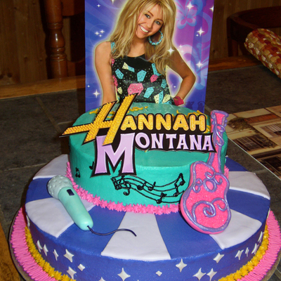 Olivia's 7Th B-Day Hannah Montana Cake