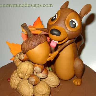 Autumn Birthday Cake