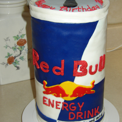 Kim's Red Bull Cake
