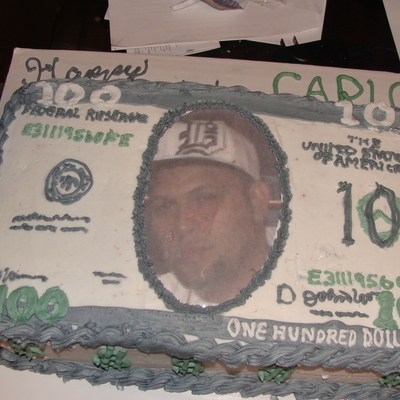 Dollar Bill Cake