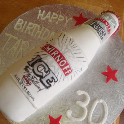Smirnoff Ice Bottle Cake