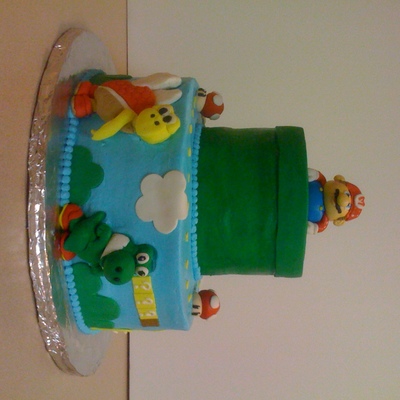Super Mario Brothers Cake