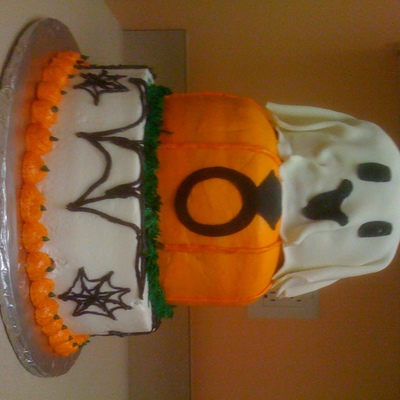 Halloween Engagement Cake