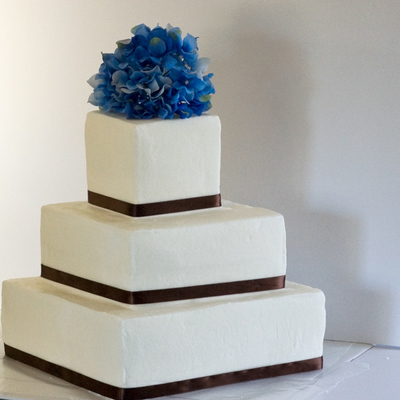 Square Wedding Cake