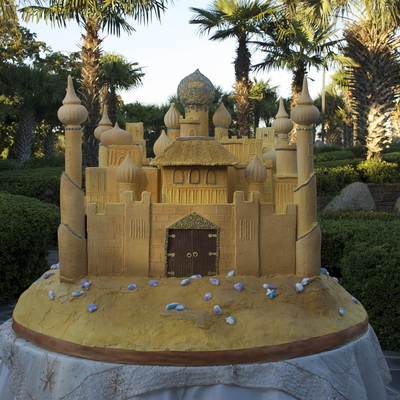 Sandcastle Wedding Cake