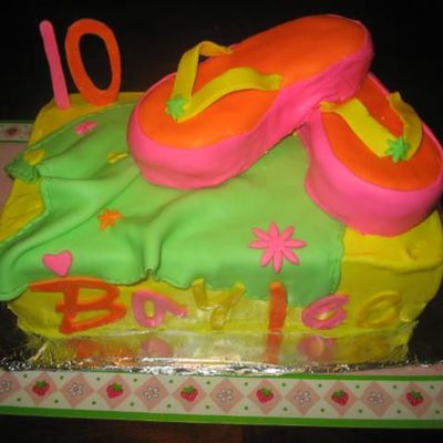 Flip Flop Cake