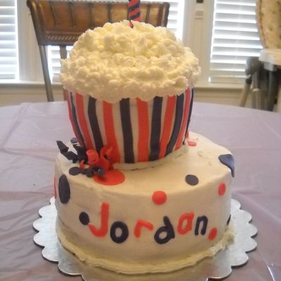 First Birthday Giant Cupcake