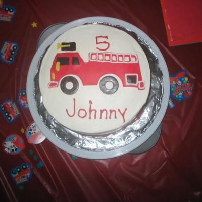 Firetruck Cake