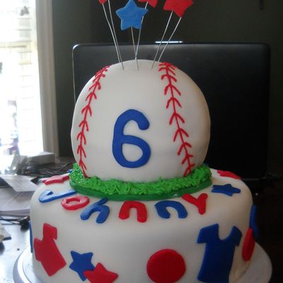 Baseball Birthday Cake