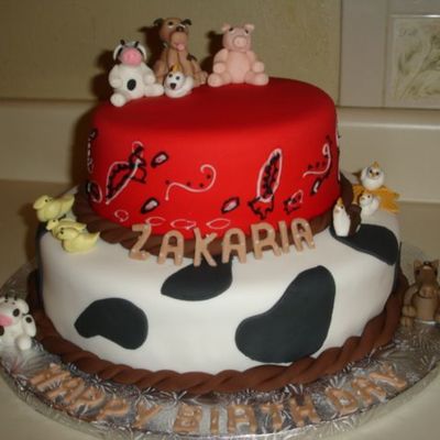 Birthday Cake Farm Theme