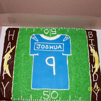 Football Birthday Cake
