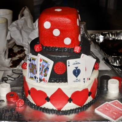 Poker Cake