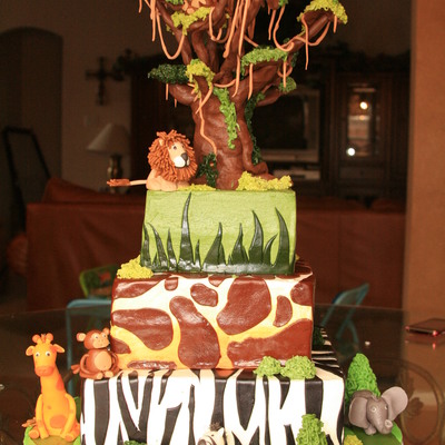 Jungle Cake - Safari Cake