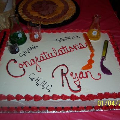 Ryan's College Grad Cake