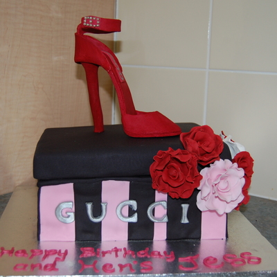 Gucci Shoe Cake