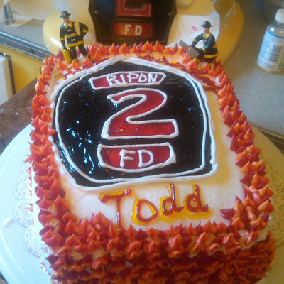 Fire Bday Cake