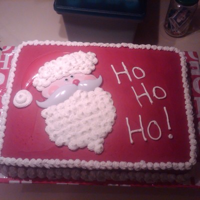 Santa Sheet Cake