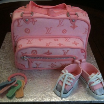 Diaper Bag Cake