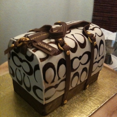 Coach Purse Cake